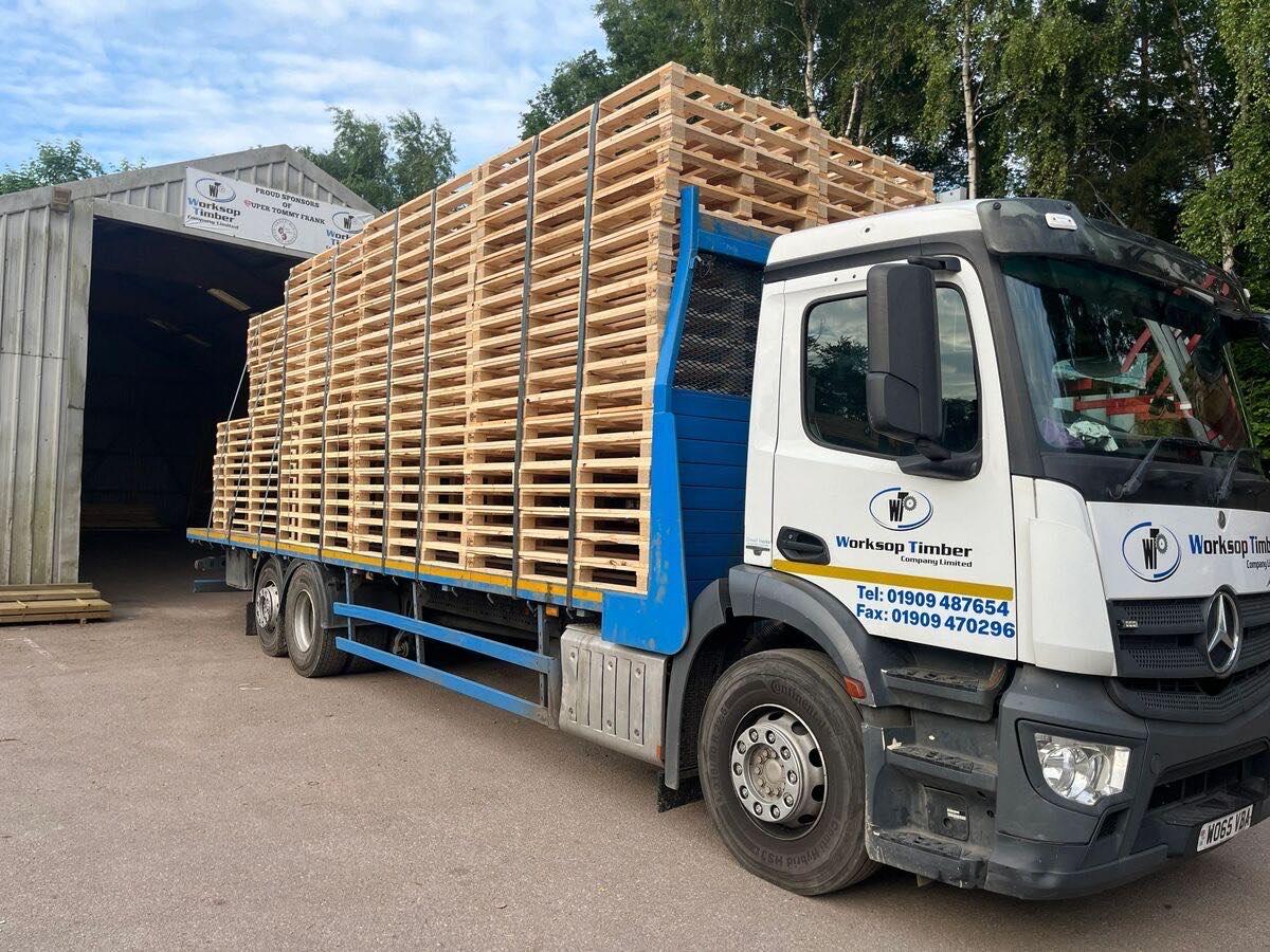 Worksop Timber Delivery Truck